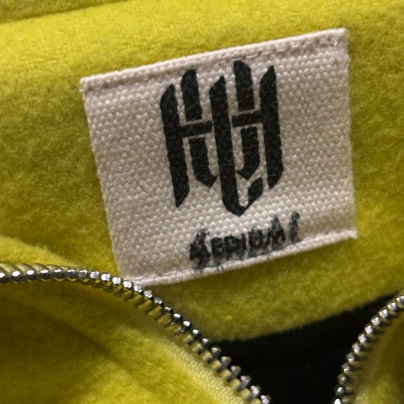 Locus and Wild Honey Green Apple Jacket with  Zipper - Picture 8 of 9